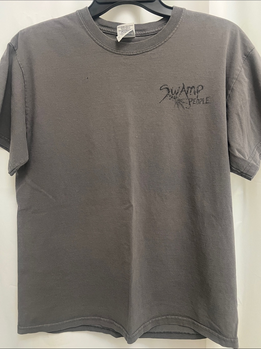 Men's Swamp People Gray Short-Sleeve Crewneck T-Shirt